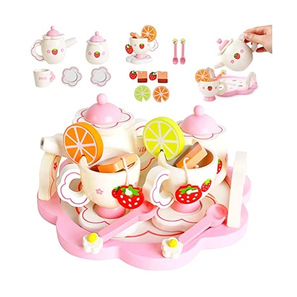 KOKOBOX Dinette Enfant Cuisine Bebe Ustensile Cuisine Enfant Dinette Bebejouets pour Enfants Jeux Enfants Jouets pour Enfants