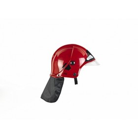 Theo Klein 8902 Fire Fighter Henry Casque de Pompier Argent I Réplique Fidèle LOriginal En design Msa I Visière Rabattable I