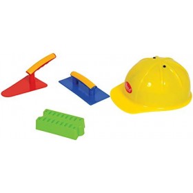 Gowi - 2050585 - Jeu Dimitation - Outils - Grand Maçon Set - 4 Pièces - Coloris Aléatoire