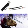 Demon Slayer Katana pour Kamado Tanjiro, Anime Épée Cosplay Épée avec Presentoir en Bois Ou Sac De Rangement pour Lentraînem