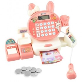 Caisse enregistreuse pour enfants - Jeu de rôle - Jouet cosplay - Maison de jeu - Jouet pour tout-petit - Motricité fine - Ca