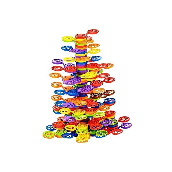 Oshhni Blocs dempilage darbres, activités dapprentissage préscolaire Montessori, jouets sensoriels, jeu déquilibre, jouet