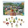 Mattel Disney Pixar Toy Story 4 Calendrier de lavent, 15 mini-figurines et des surprises, pour enfants dès 3 ans, GKT88