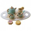LYEAA Service à thé de jeu de rôle - Motricité fine - Accessoires de cuisine - Cadeau simulé - Boutique de desserts - Amélior