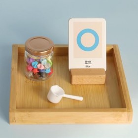 F Fityle Jouets de reconnaissance des couleurs, jouets de voyage, jouet éducatif dapprentissage précoce, pot détoiles, cuil