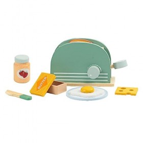Jouets Machine À En Bois Pour Enfants Conception Réaliste Jeu Cuisine Amusant Et Engageant Grille-pain Et Beurre Jouets Machi
