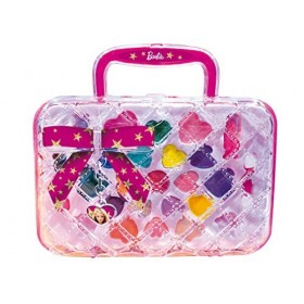 Lisciani - Barbie Trendy Trousse - Kit de maquillage sûr - Jeu créatif pour les filles á partir de 5 ans - 81134