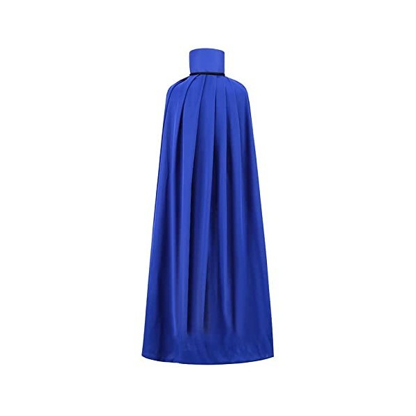 maxToonrain Cape réversible noire et bleue pour adultes et enfants, cape de Pâques, Halloween, Noël, déguisement de vampire, 