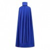 maxToonrain Cape réversible noire et bleue pour adultes et enfants, cape de Pâques, Halloween, Noël, déguisement de vampire, 