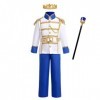 Déguisement Prince Roi Charmant pour Enfants Garçons Jeu de rôle Cosplay Carnaval Halloween Habiller Ensembles de Noël Tuniqu