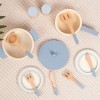 Mandeep Jouet Cuisine Enfant en Bois Cuisine pour Enfant Ustensiles Cuisine Jouet Jouet Accessoire Cuisine Jeux dImitation É