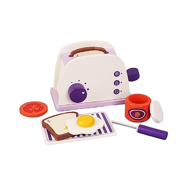 Simulation Accessoires de maison de poupée Café Après-midi Jouet Pretend Play Set Dessert Pain Machine Mélangeur Accessoires