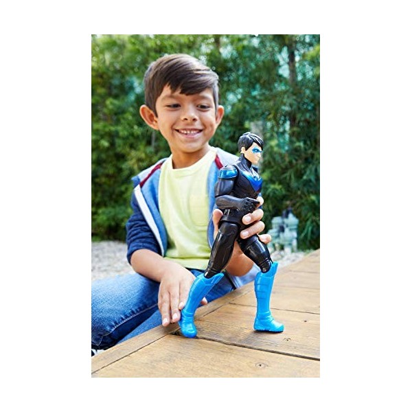 DC Comics Figurine Articulée Nightwing 30 cm, Jouet pour Enfant, GCK90