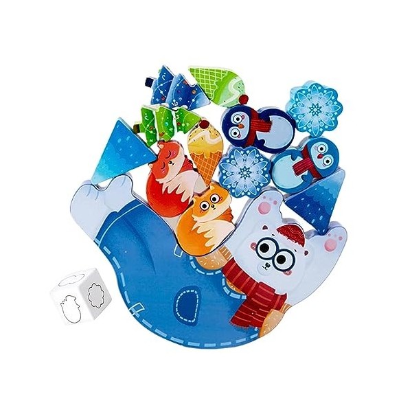 ＡＷＨＡＯ Montessori Toys Jeu de Compétition Déquilibre de Blocs de Construction Empilables pour Garçons et Filles Cadeaux Dann