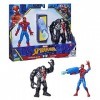 Hasbro Marvel Battle Pack Spider-Man Vs Venom, Pack de 2 Figurines de 15 cm Spider-Man et Venom, Jouets pour Enfant à partir 