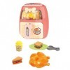 ohfruit Ensemble de jouets de cuisine simulés, expérience de poulet simulé Cooking Joy Kitchenware Fours Friteuse Jouets pour