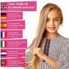 Science4you Hair Studio - Craie pour Cheveux pour Enfant, Kit Coiffure pour Enfant avec Coloration Temporaire des Cheveux, Ta