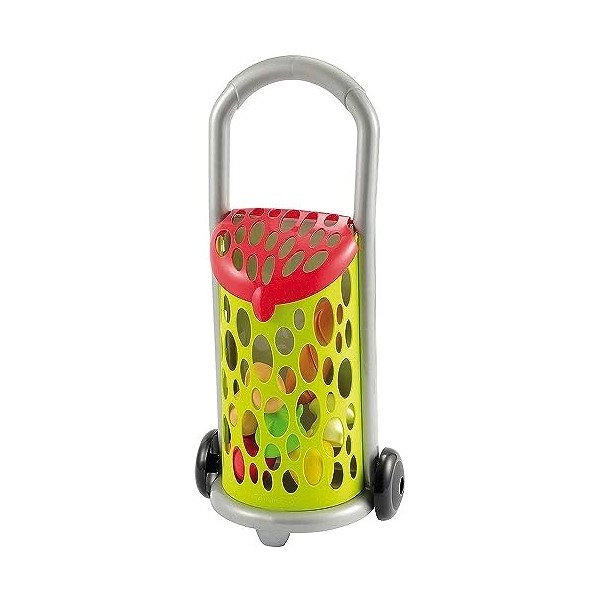 Jouets Ecoiffier – 977 - Chariot marché 100 % Chef et ses emplettes – Jeu dimitation pour enfants – 8 pièces – Dès 18 mois –