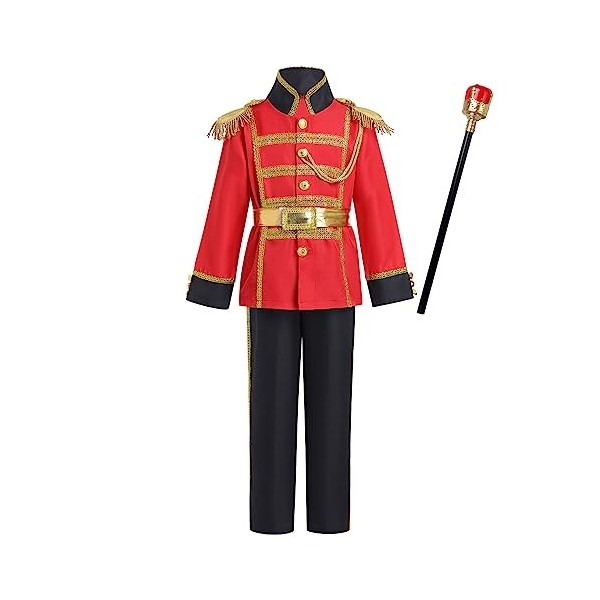 OBEEII Déguisement Prince Enfant, Garçons Prince Charmant Deguisement Chevalier Costume Habiller Vêtements de Halloween Rôle 