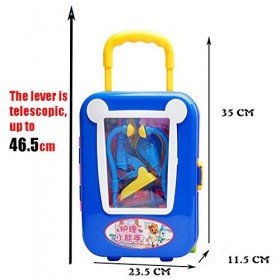 MSHK Chariot Médical Ajustable Docteur Enfant Jouet Jeu Dimitation Set avec Accessoires Role Play Jouet Enfant 3 Ans Garçon 