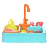 Ensemble de Jouets pour évier de Cuisine Jouets de Cuisine avec Lave Vaisselle à Circuit deau Jouets de Jeu de Rôle pour Enf