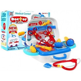 BSD Jeu dImitation Docteur Set Jouet de Medicin avec Malette