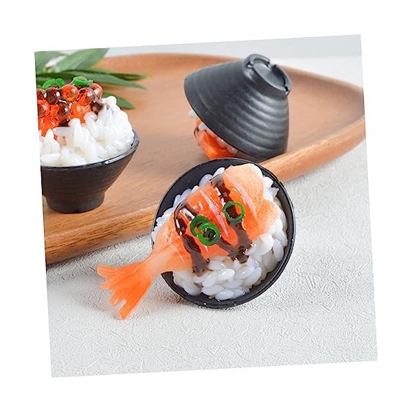 8 Pcs Simulé Sushi Riz Jouets pour Enfants Ensemble De Jeu Kidcraft Jouets Alimentaires Faux Modèle De Nourriture Jouet Grill