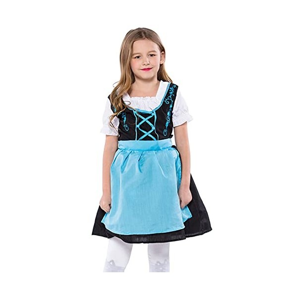 Xiaojiu DéGuisement Enfant Fille Déguisement Squelette Fille,Costum 3 Ans Robe Rouge Fille Deguisement Garcon Jupe Fille 5 An