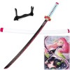 Anime Katana Ninja Sabre Cosplay Épée De Samouraï Modèles De Jouets, Japanese Demon Slayer Epee Lame De Bambou, Kanroji Mitsu