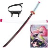 Anime Katana Ninja Sabre Cosplay Épée De Samouraï Modèles De Jouets, Japanese Demon Slayer Epee Lame De Bambou, Kanroji Mitsu