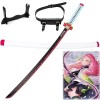 Anime Katana Ninja Sabre Cosplay Épée De Samouraï Modèles De Jouets, Japanese Demon Slayer Epee Lame De Bambou, Kanroji Mitsu