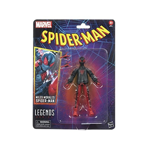 Spider-Man Hasbro Marvel Legends Series, Miles Morales, Figurine de Collection Legends de 15 cm