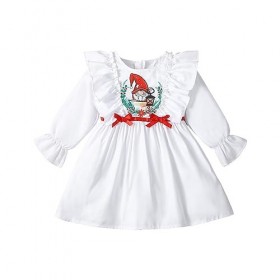 Xiaojiu 1er Noël Fille Deguisement Pere Noel Bebe Fille Déguisement Sorcière 3 Ans,Halloween Costume 2 Ans Robe Ceremonie Beb