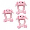 Toyvian 3 Pcs Chapeau De Lapin Ensemble De Jeu De Bricolage Jouets En Peluche Pour Filles Jouets DHalloween Chapeau Chaud D