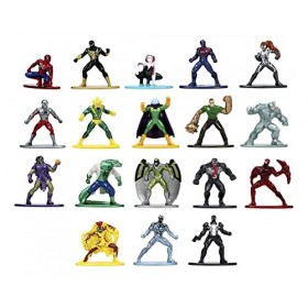 Jada - Spiderman Set 18 Pièces - Figurines Métal 4cm - Dès 3 Ans - 253225027