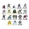 Jada - Spiderman Set 18 Pièces - Figurines Métal 4cm - Dès 3 Ans - 253225027