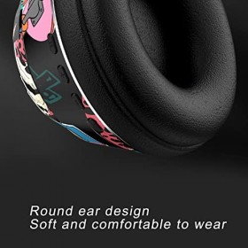 KUIDAMOS Casque de Jeu sans Fil, Faible Puissance 20 Hz à 20 KHz Casque Bluetooth avec lumières colorées pour Le Jeu