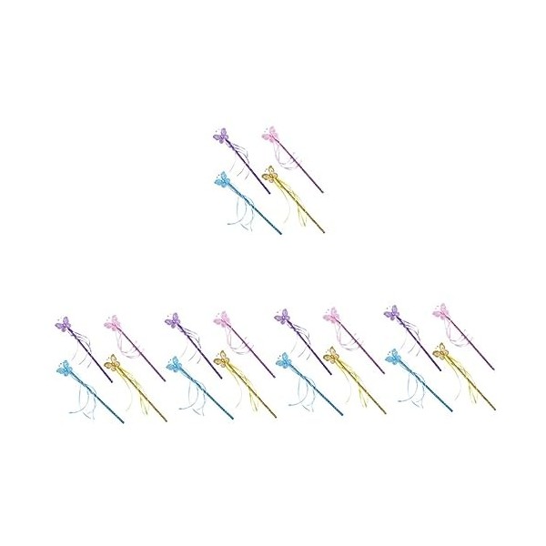 Toyvian 16 Pièces Fée Filles Vêtements Enfants Ensemble De Jeu Jouets pour Filles Princesse LED Jouets Bâtons Lumineux Filles