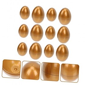 Totority 36 Pièces Oeufs De Pâques Jouets Thé De Pâques Oeufs D De Pâques Ensembles De Jeu pour Enfants Ornement pour Enfant