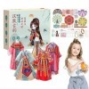 CASSONRM Ensemble Créatif Vêtements DIY, Apprentissage Bébé Jouet Design Vêtements, Jeu Imitation Amusant & Créatif pour Enfa