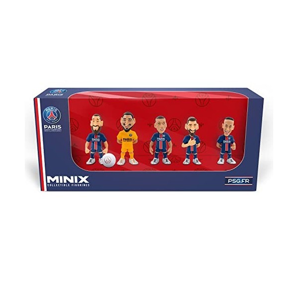 Minix Sergio Ramos Collectible Figurines 10233 PSG Pack de 5 Figurine à Collectionner 7cm