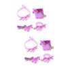 ibasenice 12 Pièces Barrettes À Cheveux DAlligator Licorne Licorne Remplisseurs De Sac De Cadeaux Cadeaux De Fête De Licorne