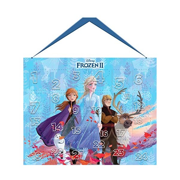 Markwins Disney Frozen II - Calendrier de lavent - Maquillage et accessoire 24-Days Of Celebration Advent Calendar