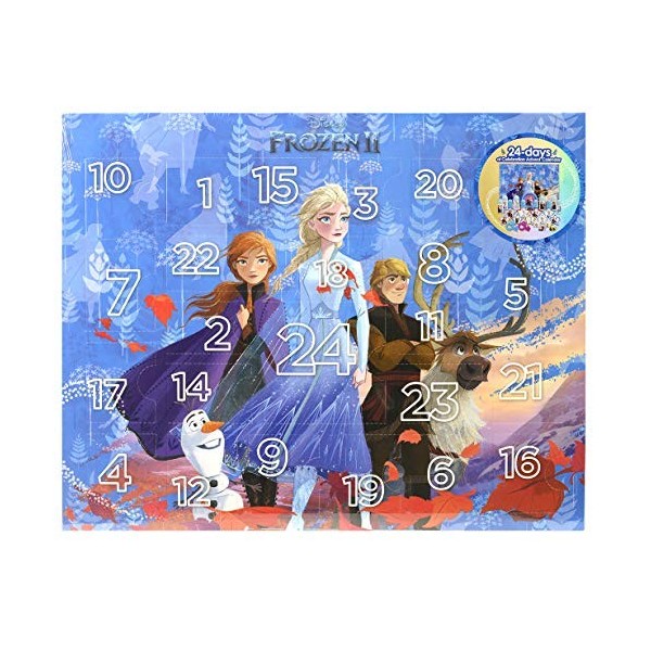 Markwins Disney Frozen II - Calendrier de lavent - Maquillage et accessoire 24-Days Of Celebration Advent Calendar