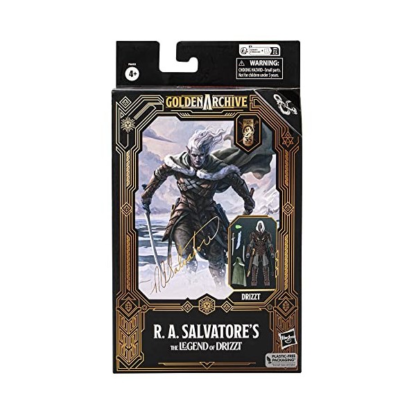 Dungeons & Dragons R.A. Salvatores The Legend of Drizzt Golden Archive, Figurine Drizzt de 15 cm