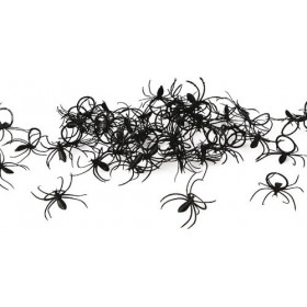 COOLMP Lot de 6 - Lot 50 bagues araignées Halloween - Taille Unique - Accessoires de fête, Costume, déguisement, Jeux, Jouets