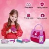 Playkidiz Princesse Mon Premier Sac à Main - Sac à Main et Accessoires de Jeu pour Enfants 8 pièces - Pretend Play Sac à Main