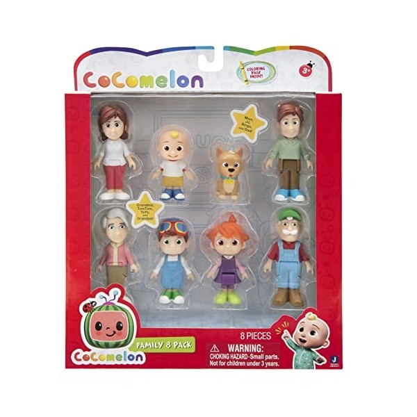 CoComelon - Famille de 8 figurines CMW0047 
