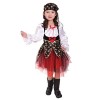 MYSTELLA Costume de Carnaval Pirate Fille 4-6 Ans Enfant Cosplay（4-6 ans