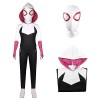 AOKLEY Into Spider-Verse 2 Costume Garçons Fille Gwen Stacy Miles Morales Costume Cosplay Déguisement Combinaison Avec Masque